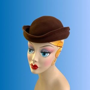 Vintage 70s Brown Hat